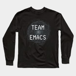 Vi Vs Emacs Wars — Team Emacs Long Sleeve T-Shirt